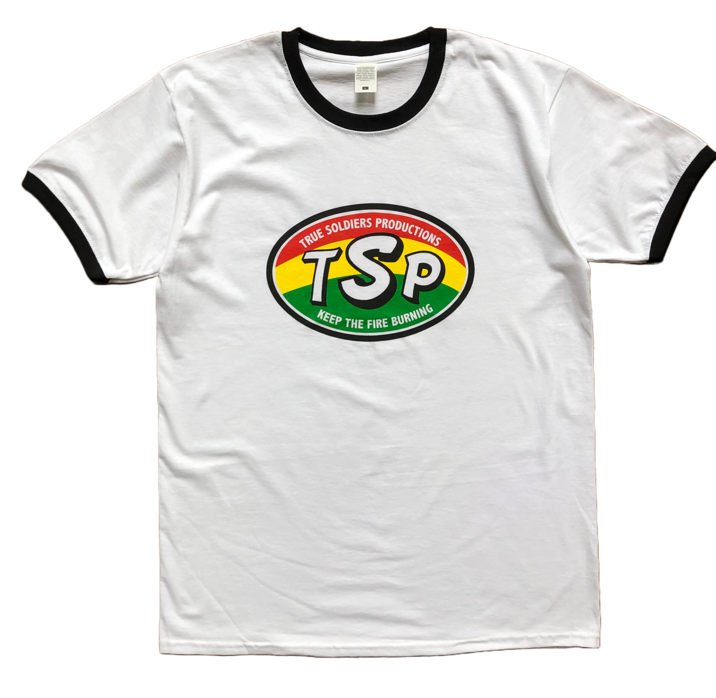 TSP *Keep The Fire Burning* Black Ringer T-Shirt (NEW)