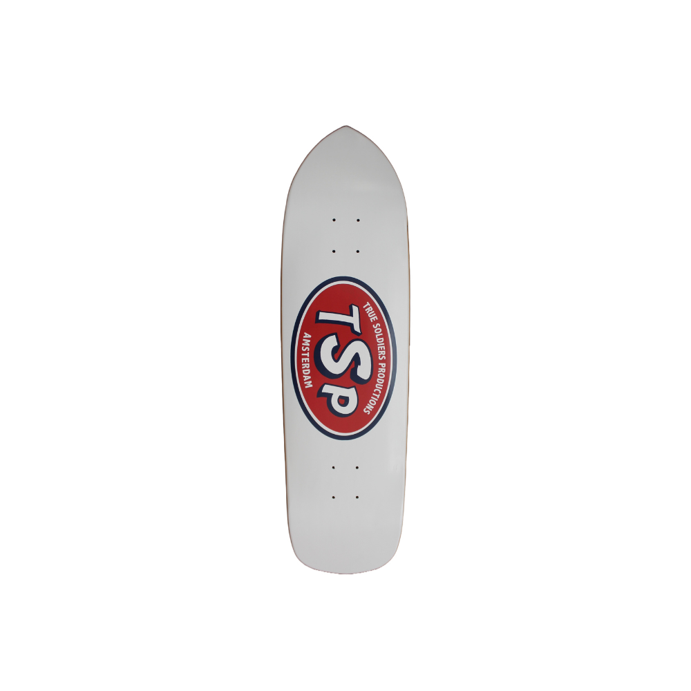 Skate Deck TSP *PUNK* 8.625" White